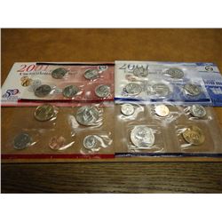 2001 US MINT SET (UNC) P/D (WITH ENVELOPE)