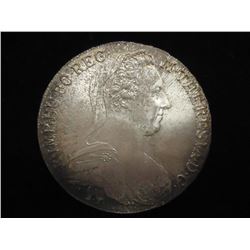 1780 AUSTRIA MARIA THERESIA THALER (SILVER)