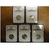 Image 1 : ALL 5-2005-P SMS STATE QUARTERS NGC MS67'S