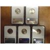 Image 2 : ALL 5-2005-P SMS STATE QUARTERS NGC MS67'S