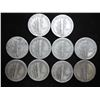 Image 2 : 10 ASSORTED 1940'S MERCURY DIMES