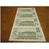 Image 2 : 4-1973 $1 CANADA BILLS CRISP UNC