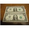 Image 1 : 2-2003-A $1 FRN'S LOW CONSECUTIVE SERIAL 'S (UNC)