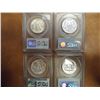 Image 2 : NICE BATCH OF 4-PCGS SLABBED FRANKLIN HALF DOLLARS