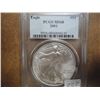 Image 1 : 2001 AMERICAN SILVER EAGLE PCGS MS68