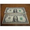 Image 1 : 2-2003-A $1 FRN'S LOW CONSECUTIVE SERIAL 'S (UNC)