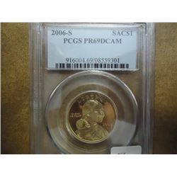 2006-S SACAGAWEA DOLLAR PCGS PR69 DCAM