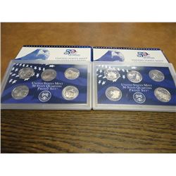 2002 & 2006 US 50 STATE QUARTERS PROOF SETS