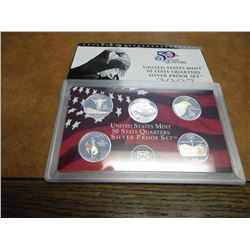 2007 US SILVER 50 STATE QUARTERS PROOF SET