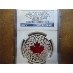 2013 CANADA SILVER $20 NGC PF69 ULTRA CAMEO