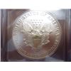 Image 2 : 1991 AMERICAN SILVER EAGLE ICG MS69