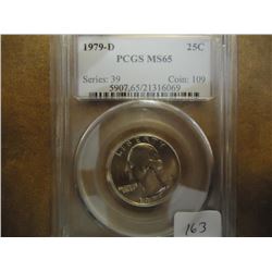 1979-D WASHINGTON QUARTER PCGS MS65