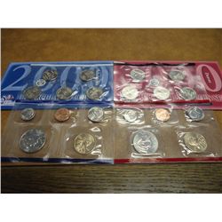 2000 US MINT SET (UNC) P/D (WITH ENVELOPE)