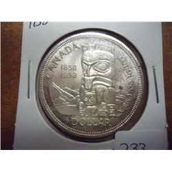 1958 CANADA SILVER DOLLAR