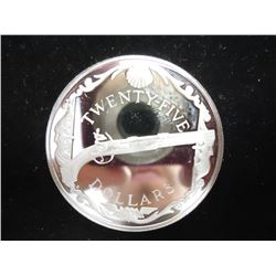 1988 BRITISH VIRGIN ISLANDS PROOF SILVER $ 25