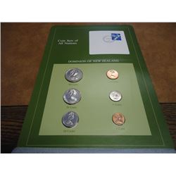 COIN SETS OF ALL NATIONS  NEW ZEALAND  6 COINS