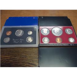 1976 & 1983 US PROOF SETS (WITH BOXES)