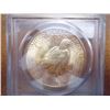 Image 2 : 1923 PEACE SILVER DOLLAR PCGS MS62 TONED ON REV.