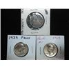 Image 1 : 1959 & 1963 PROOF WASHINGTON QUARTERS AND