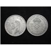 Image 1 : 1940 & 1941 GREAT BRITAIN SILVER 2 SHILLINGS