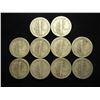 Image 2 : 10 ASSORTED 1940'S MERCURY DIMES