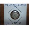 1919-C NEWFOUNDLAND SILVER 5 CENTS