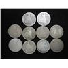 Image 1 : 10 ASSORTED 1890'S & 91'S SEATED LIBERTY DIMES