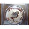 Image 2 : 1992 AUSTRALIA KOOKABURRA 1 OZ SILVER PCGS MS69