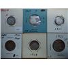 Image 1 : 1903-H,07,11,12,18 & 20 CANADA SILVER 5 CENTS
