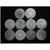 Image 2 : 10 ASSORTED 1870'S SEATED LIBERTY DIMES