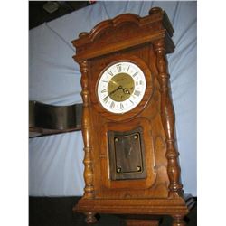 Wooden Herbchede Wall Clock