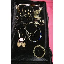 Misc. Costume Jewelry & Jewelry Box