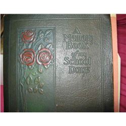 1923 Leather Memory Book