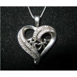 Sterling Silver Pendant 18" Chain