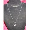 Image 2 : Sterling Silver Pendant 18" Chain