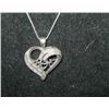 Image 3 : Sterling Silver Pendant 18" Chain