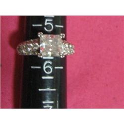 .925 Sterling Silver..1 Kt.. CZ.