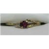 Image 1 : 14kt. Ruby & Diamond Ladies Ring