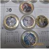 Image 5 : 15-Elvis Presley Painted & Colonized Coins