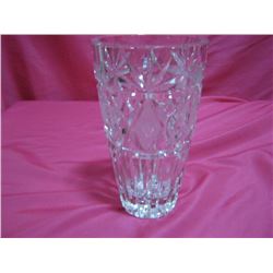 Hand Cut Crystal Vase