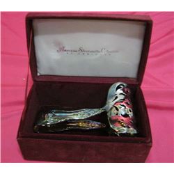 Tongs In Red Velvet Box by Godinger
