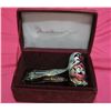 Image 1 : Tongs In Red Velvet Box by Godinger