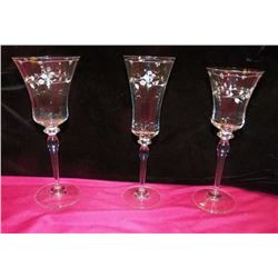 Hand Cut Crystal Glass's