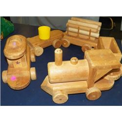 Wood Train Set
