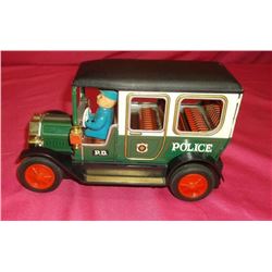 Vintage Police Paddy Wagon Tin Toy