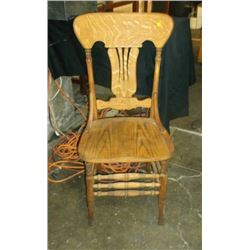 Early 1900's Oak Chair