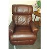 Image 1 : Plum Color Leather Recliner Chair