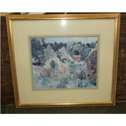 Large Gold Leaf Framed Picture