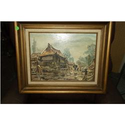 Landscape Oil on Canvas Signed