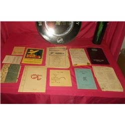 Vintage Menu's from early 1900's